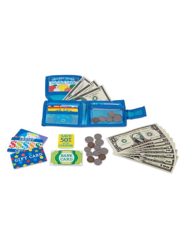 Melissa & Doug Pretend-To-Spend Wallet